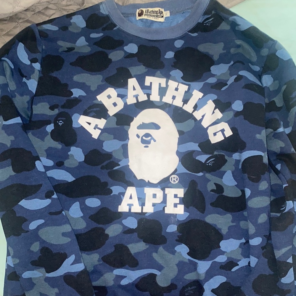 Bape Crewneck Blue | Send Offers!